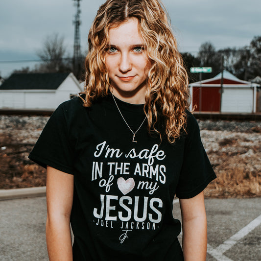Arms of Jesus Black T Women's