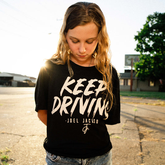 Keep Driving Black T Women's