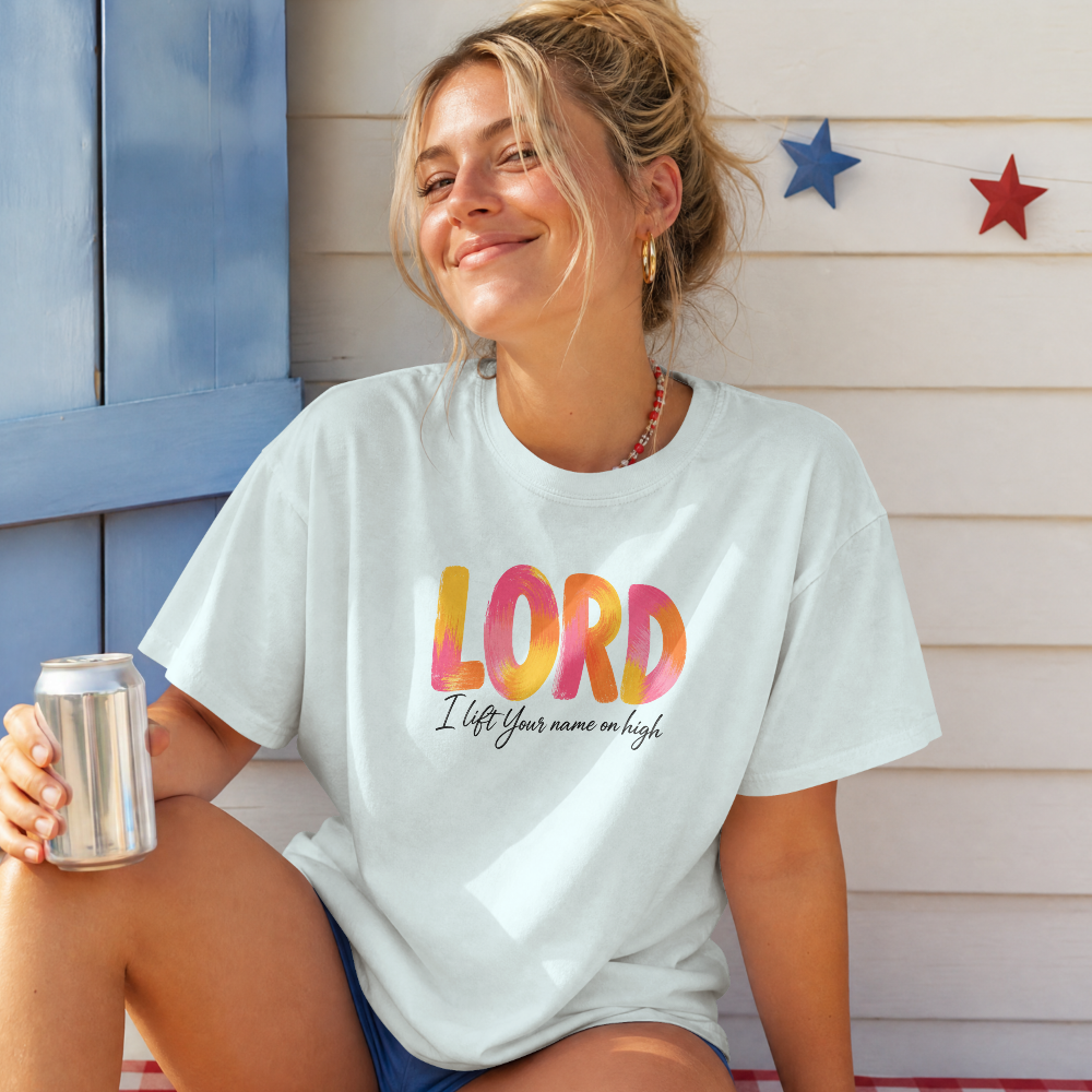 LORD I LIFT YOUR NAME ON HIGH UNISEX T